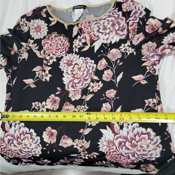 Prelude floral bell sleeve blouse - Picture 6 of 8